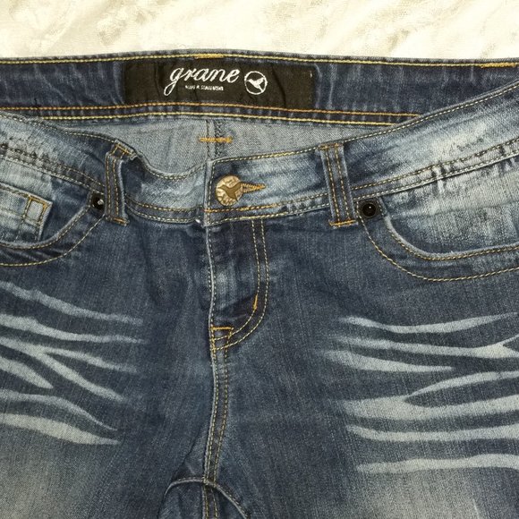 ~ Grane Make a Statement Jeans Size 11 Junior - Picture 4 of 11